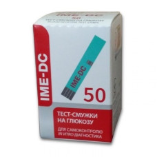 Тест-смужки IME-DC 50 шт. в 1 флаконі для глюкометра ІМЕ-ДС (4260155930027)