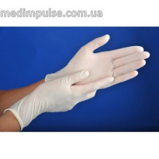 Перчатки МР MedPlast нитриловые нестерильные смотровые с пудрой, размеры XS,S,M,L