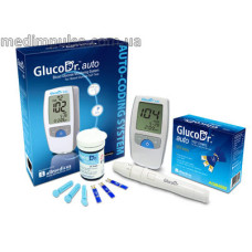 Система опредиления уровня глюкозы в крови GlucoDr.auto AGM 4000 + 50 тест-полосок