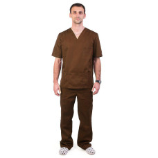 Медичний чоловічий костюм Граніт шоколад Медичний чоловічий костюм Граніт шоколад