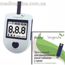 Глюкометр Longevita Blood Glucose Monitoring System