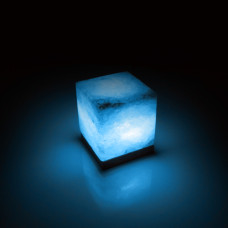 Соляна лампа SALTKEY CUBE Blue (Куб) 3,5-4 кг