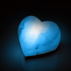 Соляна лампа SALTKEY LOVE Blue (Серце) 6 кг