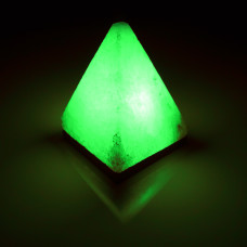Соляна лампа SALTKEY PYRAMID Green (Піраміда) 4,5-5 кг