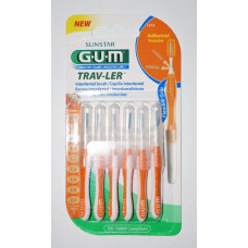 Зубная щетка межзубная GUM TravLer 0.9 мм 6 шт