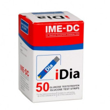 Тест-смужки IME-DC iDia для вимірювання глюкози в крові (50 шт.) з кодом 4260155930188