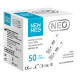 Тест-смужки NewMed Neo 50 шт. у 2 флаконах по 25 шт. для визначення глюкози в крові глюкометром нью мед нео 2100000013661